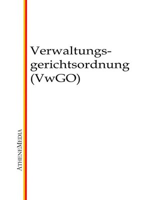 cover image of Verwaltungsgerichtsordnung (VwGO)